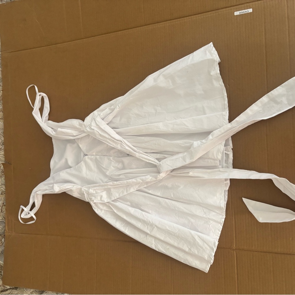 Chic White Mini Dress - Picture 2 of 3